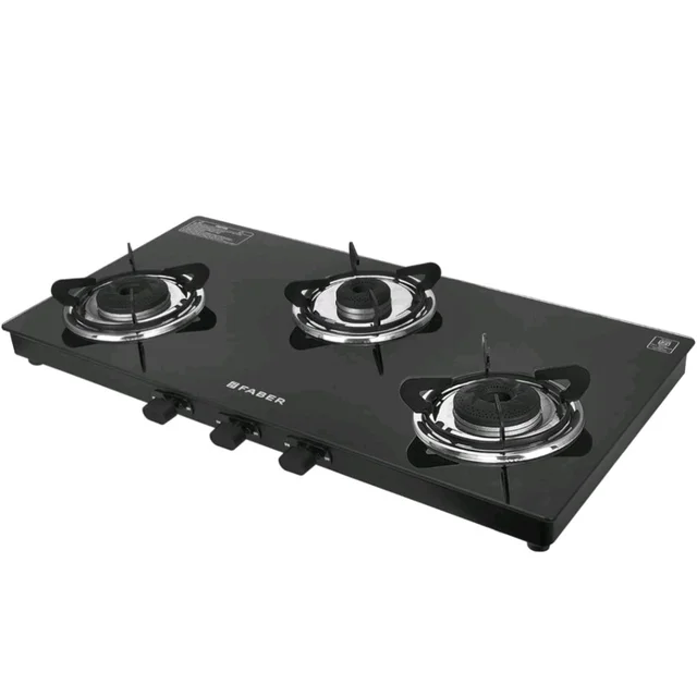 Faber Phoenix 3 Burner Cooktop | Black Glass Finish | Double Drip Tray | ABS Knobs | Pan Support |5 Yr Warranty on Burner & 2Yrs Comprehensive | Phoenix 3BA BK
Amazon's Choice