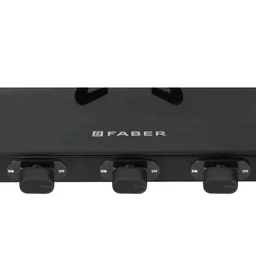 Faber Phoenix 3 Burner Cooktop | Black Glass Finish | Double Drip Tray | ABS Knobs | Pan Support |5 Yr Warranty on Burner & 2Yrs Comprehensive | Phoenix 3BA BK
Amazon's Choice
