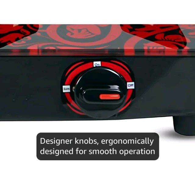 MILTON Premium Red Manual Ignition Glass Top Gas Stove,1-Year Manufacturer's Warranty (ISI Certified) (3 Burner)
Amazon's Choice