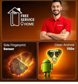 Lava Bold N2 Lite (Nilgiri Blue, 3 GB RAM, 64 GB Storage) | 6.75" HD+ Display | 13MP AI Dual Rear Camera | 5000 mAh Battery | Secure Face Unlock | Fingerprint Reader | Charger & Phone-Cover in Box - Nilgiri Blue