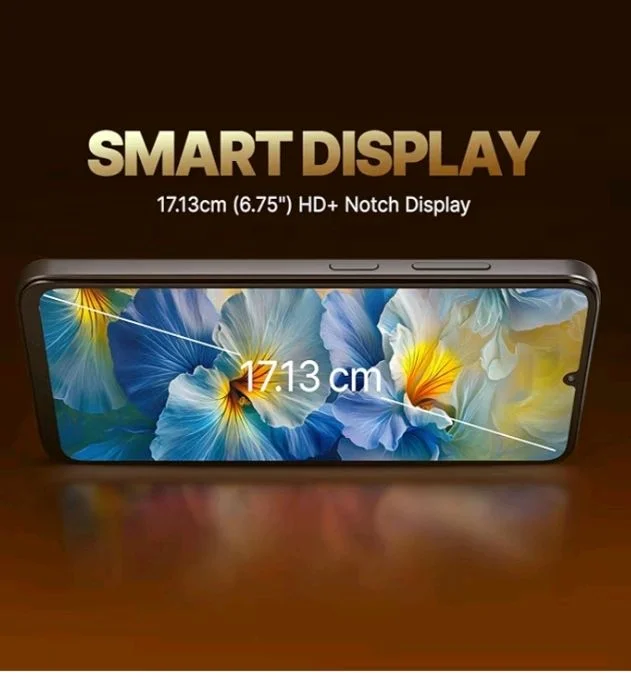 Lava Bold N2 Lite (Nilgiri Blue, 3 GB RAM, 64 GB Storage) | 6.75" HD+ Display | 13MP AI Dual Rear Camera | 5000 mAh Battery | Secure Face Unlock | Fingerprint Reader | Charger & Phone-Cover in Box - Nilgiri Blue