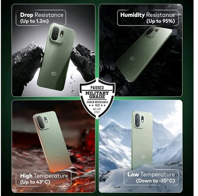 Zeno 100 Lite | UNISOC Octa-Core Processor | 2GB + 4GB RAM 64GB Storage | 5000mAh Battery | 6.6" HD+ 90Hz Display | DTS Sound | Silk Green - Silk Green