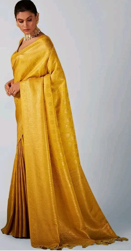 Visit the store, Vardha
Vardha
Visit the store
5.0 out of 5 stars 1
C J Enterprise Women's Art Silk Saree with Kanchipuram Weave and Unstitched Matching Blouse Piece | Kanjivaram Art Silk Saree
