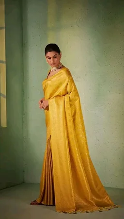 Visit the store, Vardha
Vardha
Visit the store
5.0 out of 5 stars 1
C J Enterprise Women's Art Silk Saree with Kanchipuram Weave and Unstitched Matching Blouse Piece | Kanjivaram Art Silk Saree