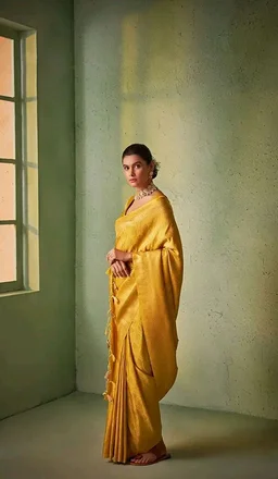 Visit the store, Vardha
Vardha
Visit the store
5.0 out of 5 stars 1
C J Enterprise Women's Art Silk Saree with Kanchipuram Weave and Unstitched Matching Blouse Piece | Kanjivaram Art Silk Saree