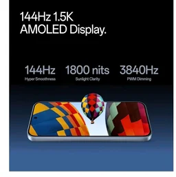 OnePlus Nord CE6 | 8GB+256GB | Lunar Pearl | Snapdragon 7s Gen 4 | Segment's Fastest Touch Response | 8000mAh Battery | 144Hz 1.5K AMOLED Display | 50MP Main + 32MP Selfie 4K Cameras | IP66,68,69,69K - Lunar pearl