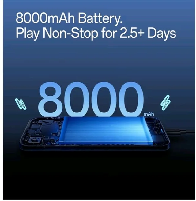 OnePlus Nord CE6 | 8GB+256GB | Fresh Blue | Snapdragon 7s Gen 4 | Segment's Fastest Touch Response | 8000mAh Battery | 144Hz 1.5K AMOLED Display | 50MP Main + 32MP Selfie 4K Cameras | IP66,68,69,69K - Fresh Blue