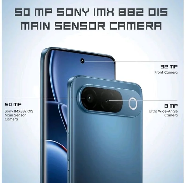 iQOO Z11 5G (Celestial Blue, 8GB RAM, 128GB Storage) | India's 1st MediaTek Dimensity 7500 Turbo Processor* | 3D Curved Display- Brightest Display in the Segment* | AI Captions- Record & Recap* - celestial Blue