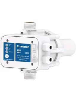 Crompton 1HP High Pressure Booster Pump with Crompton Automatic Pressure Controller| Suitable for upto 2-3 Bathrooms| 2..4 Bar Max Pressure| 24 months Manufacturers Warranty of Pump.| New Launch