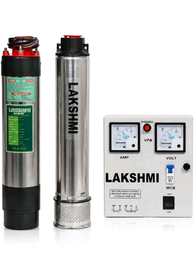 Lakshmi 1hp Water Pump I Submersible Pump I with Panel Board 100 feet I4 inch pumpI Oil Filled
50+ bought in past month