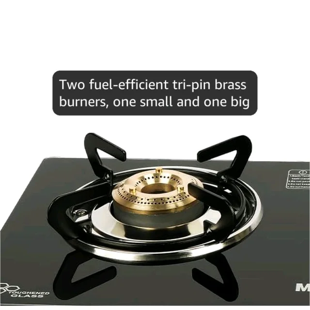 store
4.0
4.0 out of 5 stars
(15,477)
MILTON Premium 2 Burner Black Manual Ignition Glass Top Gas Stove, (