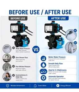 Havells 1hp Pressure Booster Pump for Home Upto 3-4 Bathroom and Kitchen I 1hp with Automatic pump controller IWater pump 1hp I 12 Months Warranty
100+ bought in past month