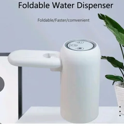 Konquer TimeS KTS Automatic Wireless Water Can Dispenser Pump 3rd Gen Dual Pump with 2.2L/Min Fast Flow, Foldable Spout & LED Lights - Mystical Blue Illumination (3rd Gen Dual Motor)