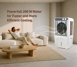 KUHL Brizo DC-100 Portable Desert Air Cooler | 200W | 100L Capacity | 16" Blades | Ice Chamber & Honeycomb Cooling Pads | Powerful Air Delivery | 1350 RPM | 30ft Air Throw | Inverter Compatible
33%
off