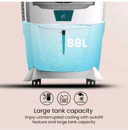 Crompton Ozone 88 Litres Desert Air Cooler for home | Large & Easy Clean Ice Chamber | 4-Way Air Deflection | High Density Honeycomb Pads | Everlast Pump | Auto Fill