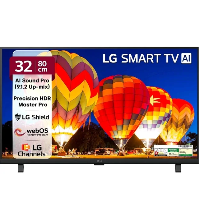 Visit the LG Store
4.2
4.2 out of 5 stars
(18,177)
LG 80 cms (32 inches) LB650 AI Series HD Smart webOS VA LED TV 32LB650BPLA 2026
