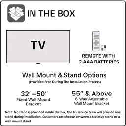 Visit the LG Store
4.2
4.2 out of 5 stars
(18,177)
LG 80 cms (32 inches) LB650 AI Series HD Smart webOS VA LED TV 32LB650BPLA 2026
