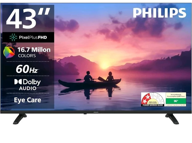 Visit the store, PHILIPS
PHILIPS
Visit the store
4.2
4.2 out of 5 stars
(995)
PHILIPS 108 cm (43 inches) 6100 Series Frameless Full HD Smart LED Google TV 43PFT6130/94
Amazon's Choice