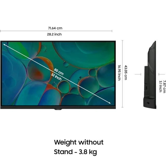 Store
4.2
4.2 out of 5 stars
(20,264)
Samsung 80 cm (32 inches) HD Smart LED TV