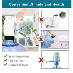 Konquer TimeS KTS Automatic Wireless Water Can Dispenser Pump for 20 Litre Bottle Can, with Low Noise & High Efficiency