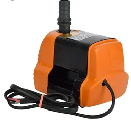 BRAVO 1233 Submersible Water Pump (Orange and Black, Pack of 2) FREE 2 PIN SOCKET