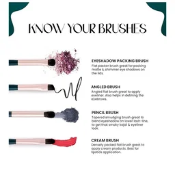 MARS Tools of Titan Brush Set with Holder | 8-Piece Makeup Brush Set | Long-Lasting Makeup Brushes | Brushes for Beginners| Blending, Eyeshadow, Contouring | For Fl