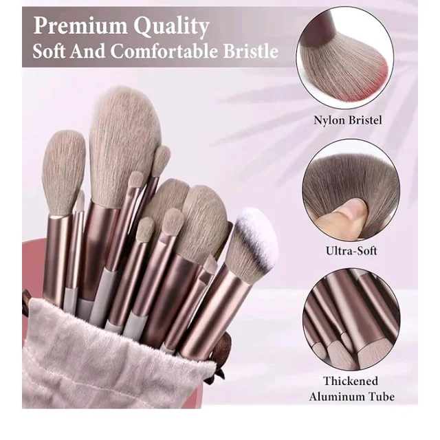 Brand: TRCOSIA
Makeup Brush Set with Mirror Case | Portable Makeup Brush Kit for Women | Soft Face & Eye Makeup Brushes | Travel Cosmetic Brush Set multi colour
66%
off