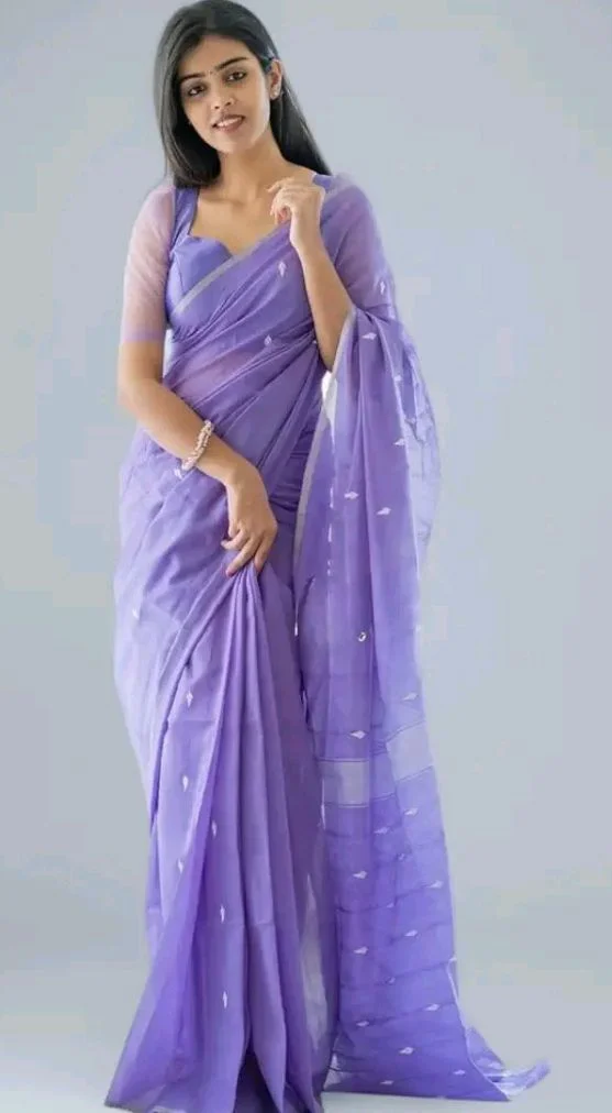 SGF11 Women's Kanjivaram Soft Cotton Linen Silk Saree With Blouse Piece
200+ bought in past month