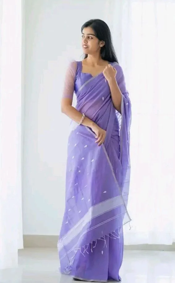 SGF11 Women's Kanjivaram Soft Cotton Linen Silk Saree With Blouse Piece
200+ bought in past month