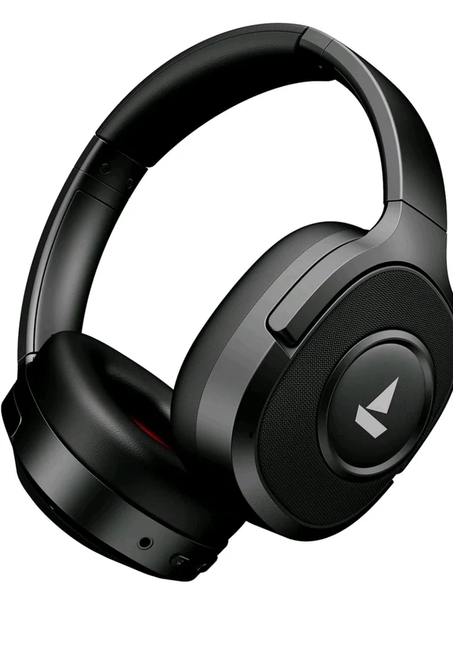 boAt Rockerz Plus 550 ANC, (~40dB) Hybrid ANC, 80Hrs Playback, 40ms Low Latency Beast Mode, 40mm Drivers, BT v5.4, Bluetooth Headphones, Wireless Headphone with Mic (Cosmic Black)
