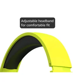 ZEBRONICS Thunder Bluetooth Wireless On Ear Headphone FM, mSD, 60hrs Playback with Mic (Neon Yellow)