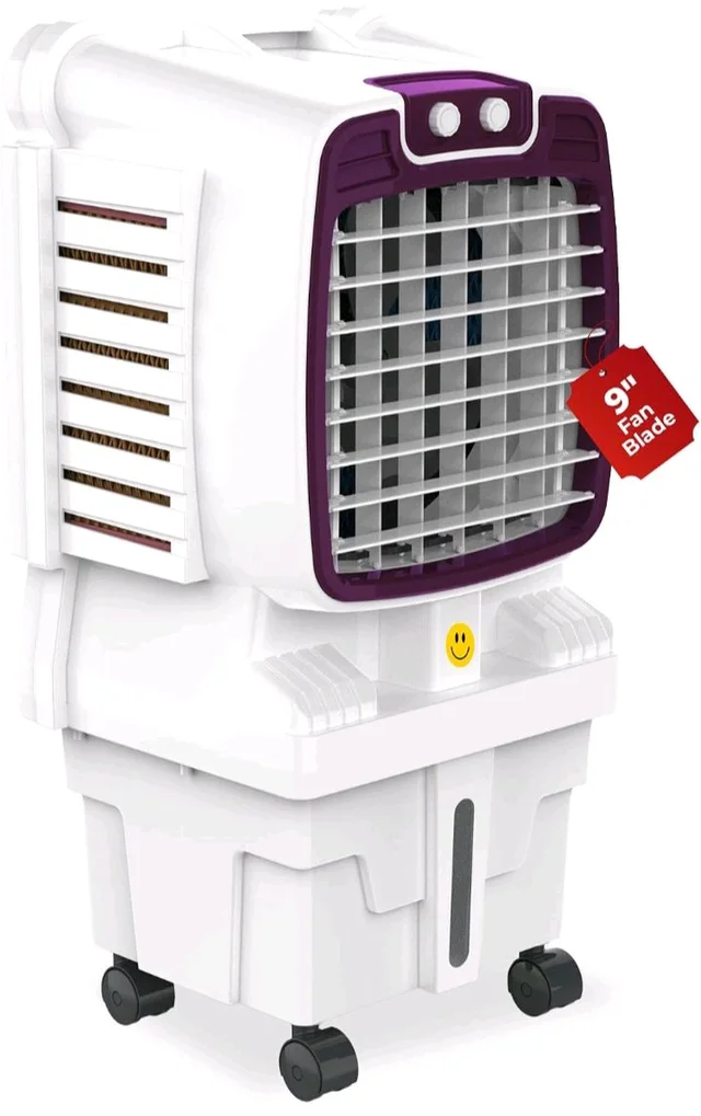 Havai Arizona 9 Mini Personal Air Cooler | India’s First 9-Inch Blade Cooler | 2600 RPM | 5 Ft Air Throw | 3-Side Honeycomb | 12L Tank | Motorised Louvers | 80W | Ideal for 50 Sq Ft