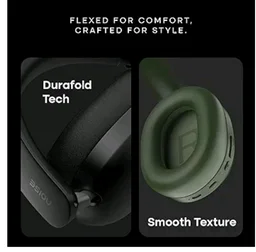 Noise Newly Launched Airwave Max XR Wireless Over-Ear Headphones with 120H Playtime, ANC, HFA Tech, Spatial Audio, Dual Pairing,BT V6.0(Cobalt Blue)