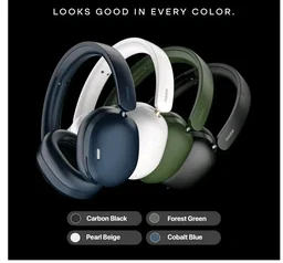 Noise Newly Launched Airwave Max XR Wireless Over-Ear Headphones with 120H Playtime, ANC, HFA Tech, Spatial Audio, Dual Pairing,BT V6.0(Cobalt Blue)