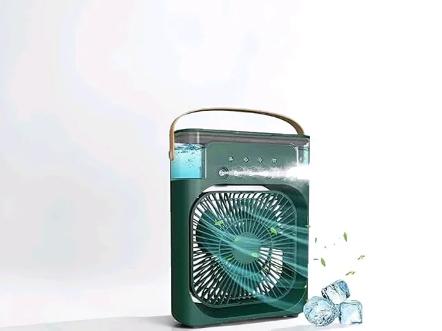 Drumstone 5 πππππ πΎπππππππ3 in 1 Portable Air Cooler Fan with Water Tank, Humidifier & Adjustable Mist Cooling for Bedroom