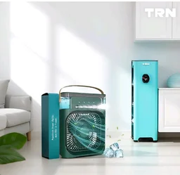 Drumstone 5 πππππ πΎπππππππ3 in 1 Portable Air Cooler Fan with Water Tank, Humidifier & Adjustable Mist Cooling for Bedroom