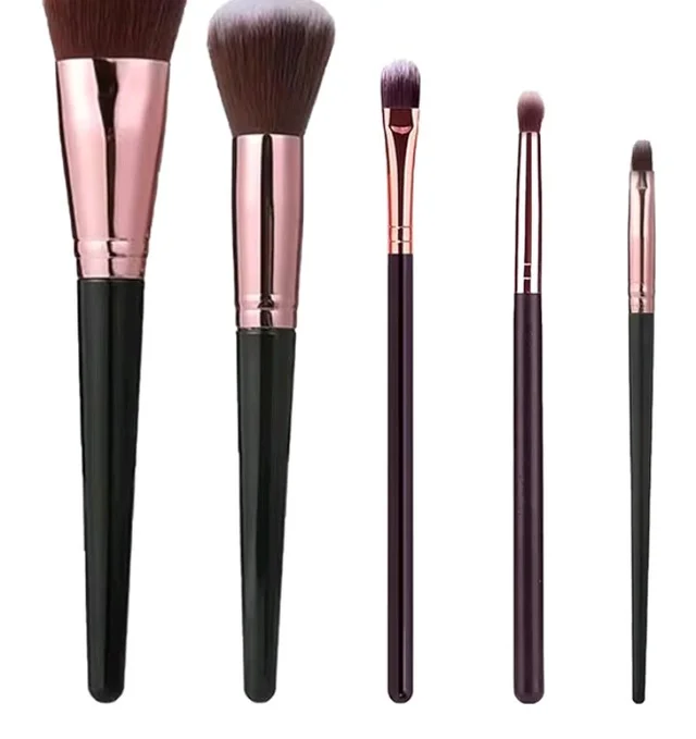 TEMPERIA (Pack of 5) Makeup Brush Set - Soft Bristles Make Up Brushes Sets Kit for Foundation, Concealers, Eyeshadow, Blush, Compact Face Powder, Highlighter, Contour, Blending Eye Liner
1K+ bought in past month