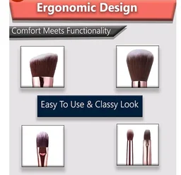 TEMPERIA (Pack of 5) Makeup Brush Set - Soft Bristles Make Up Brushes Sets Kit for Foundation, Concealers, Eyeshadow, Blush, Compact Face Powder, Highlighter, Contour, Blending Eye Liner
1K+ bought in past month