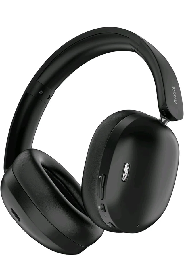 Noise Newly Launched Airwave Max XR Wireless Over-Ear Headphones with 120H Playtime, ANC, HFA Tech, Spatial Audio, Dual Pairing,BT V6.0(Carbon Black)