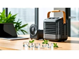 Drumstone (10 Year Warranty) Portable Air Cooler with Water Tank, Compact Personal Air Cooler & Cooling Fan with Water Circulation, Cooler for Bedroom, Office, Home, Study Room