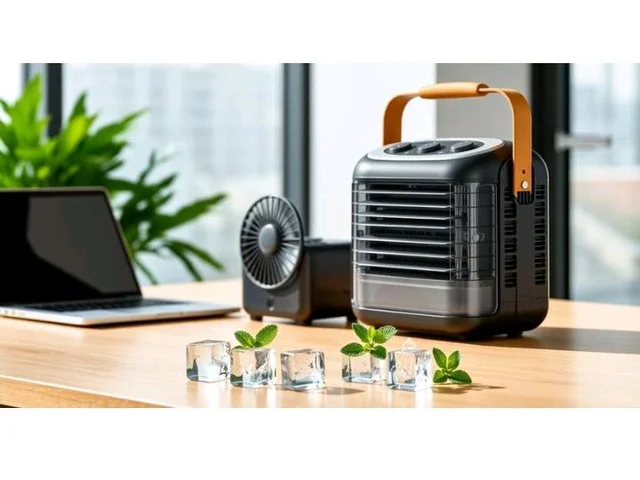 Drumstone (10 Year Warranty) Portable Air Cooler with Water Tank, Compact Personal Air Cooler & Cooling Fan with Water Circulation, Cooler for Bedroom, Office, Home, Study Room