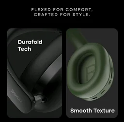 Noise Newly Launched Airwave Max XR Wireless Over-Ear Headphones with 120H Playtime, ANC, HFA Tech, Spatial Audio, Dual Pairing,BT V6.0(Pearl Beige)