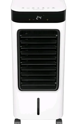 WelTherm 2-in-1 Air Cooler & Heater with 10L Water Tank, Ice Crystal Boxes, Remote Control, Digital LED Touch Panel, 3 Speeds, Swing, 12H Timer & Ionizer, AW-Ultima
