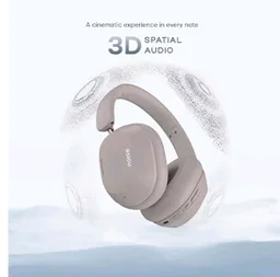 Noise Airwave Max 5 Wireless Over-Ear Headphones with Adaptive Hybrid ANC (up to 50dB), HFA Tech, 80H Playtime, Dual Pairing(Mauve Haze)