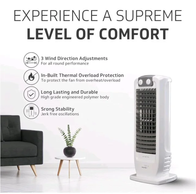 Guard Veemagik Neo 17 (43.5cm) Tower Fan|18-Months Warranty|Grey White
1300 RPM | 2401 CFM Air Flow | Durable Construction | Extensive Support