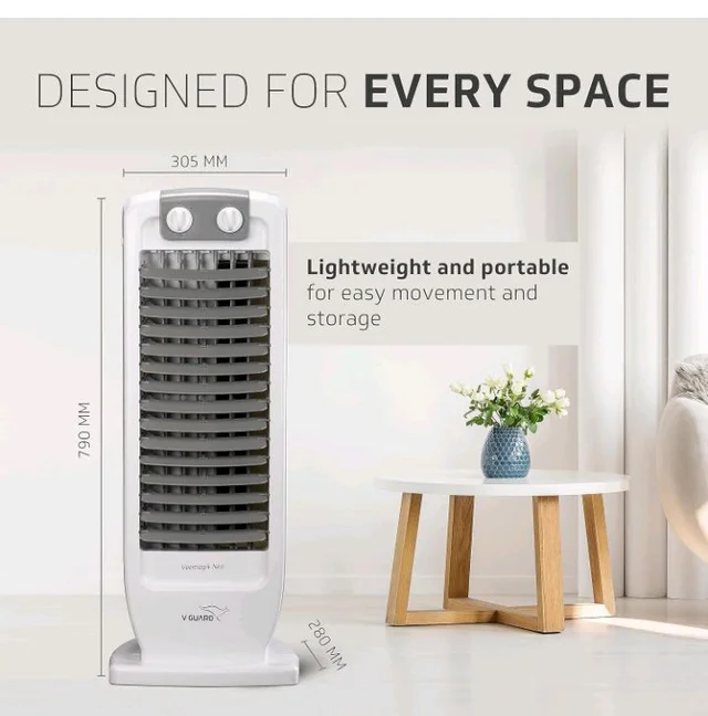 Guard Veemagik Neo 17 (43.5cm) Tower Fan|18-Months Warranty|Grey White
1300 RPM | 2401 CFM Air Flow | Durable Construction | Extensive Support