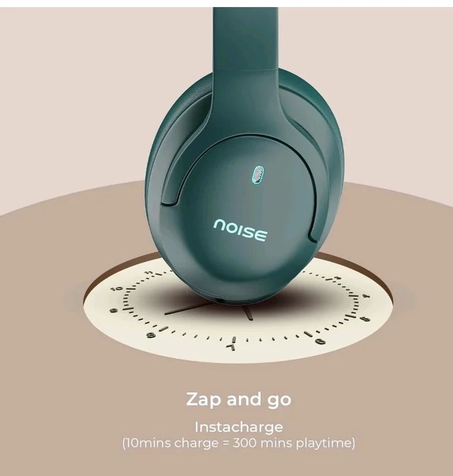 Noise Airwave Max 4 Wireless Over Ear Headphones with 70H Playtime, ENC, 40mm Driver, Low Latency(up to 40ms), Dual Pairing, BT v5.4 (Tropical Teal)
100+ bought in past month