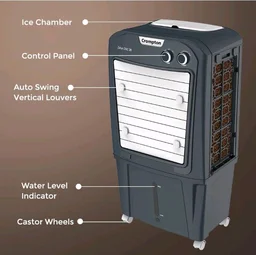 Crompton Zelus 28 Litres Desert Air Cooler for home | Large & Easy Clean Ice Chamber | 4-Way Air Deflection | High Density Honeycomb Pads | Everlast Pump | Auto Fill
