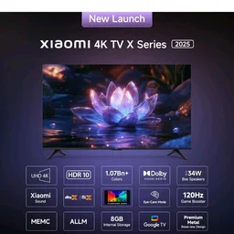 Xiaomi (108 cm) 43 inch X 4K Ultra HD Smart | Dolby Vision | Eye Care Mode | Google TV | L43MB-