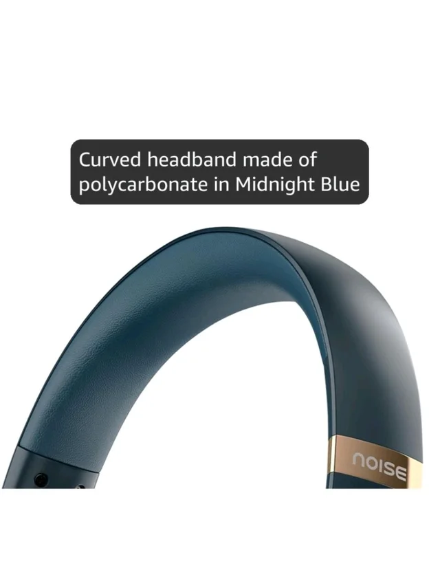 Noise Airwave Max 3 Bluetooth On Ear Headphones with 70H Playtime, 40mm Driver, Low Latency(up to 45ms),Dual Pairing, BT v5.3 (Midnight Blue)